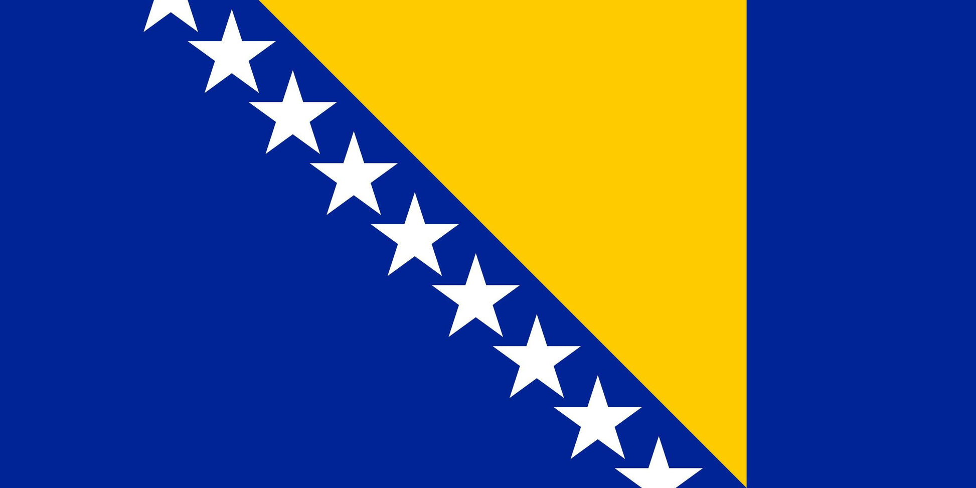 Flag of Bosnia and Herzegovina for TravelNet data eSIM product