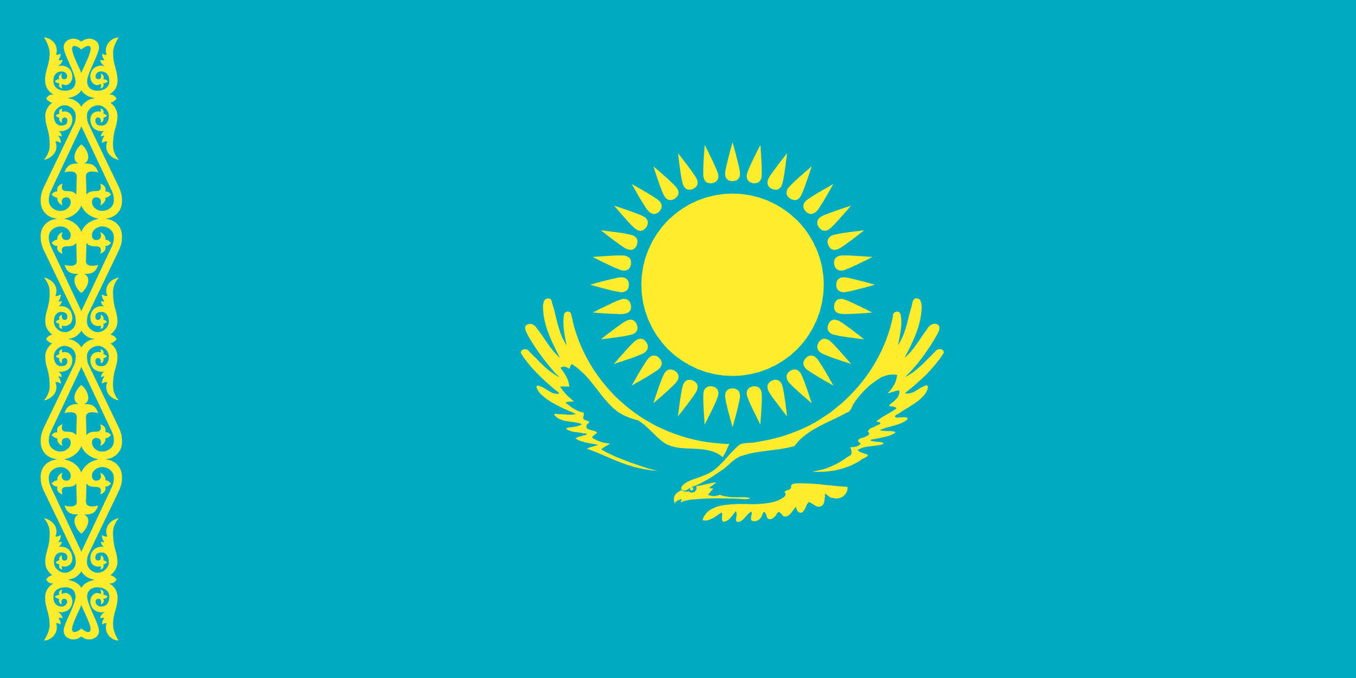 Flag of Kazakhstan for TravelNet data eSIM product