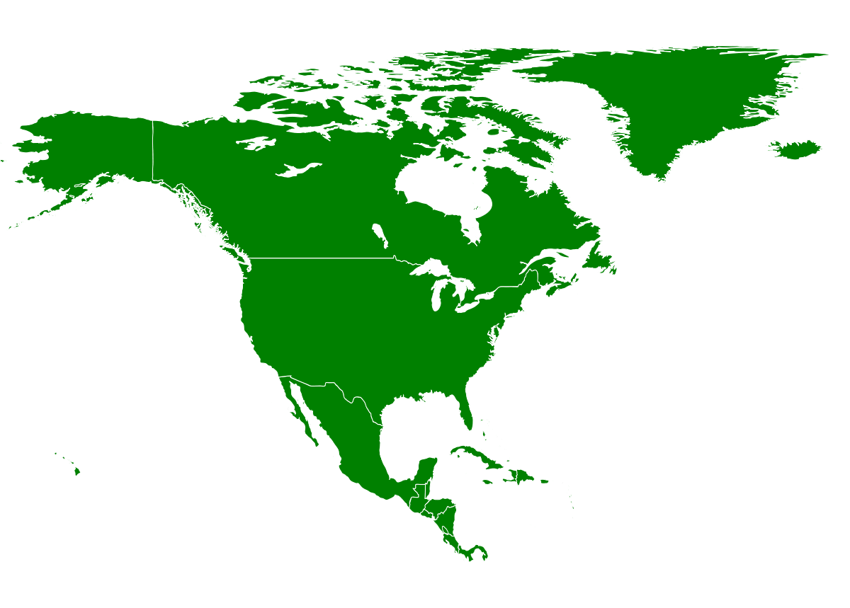 Icon of North America for TravelNet data eSIM product