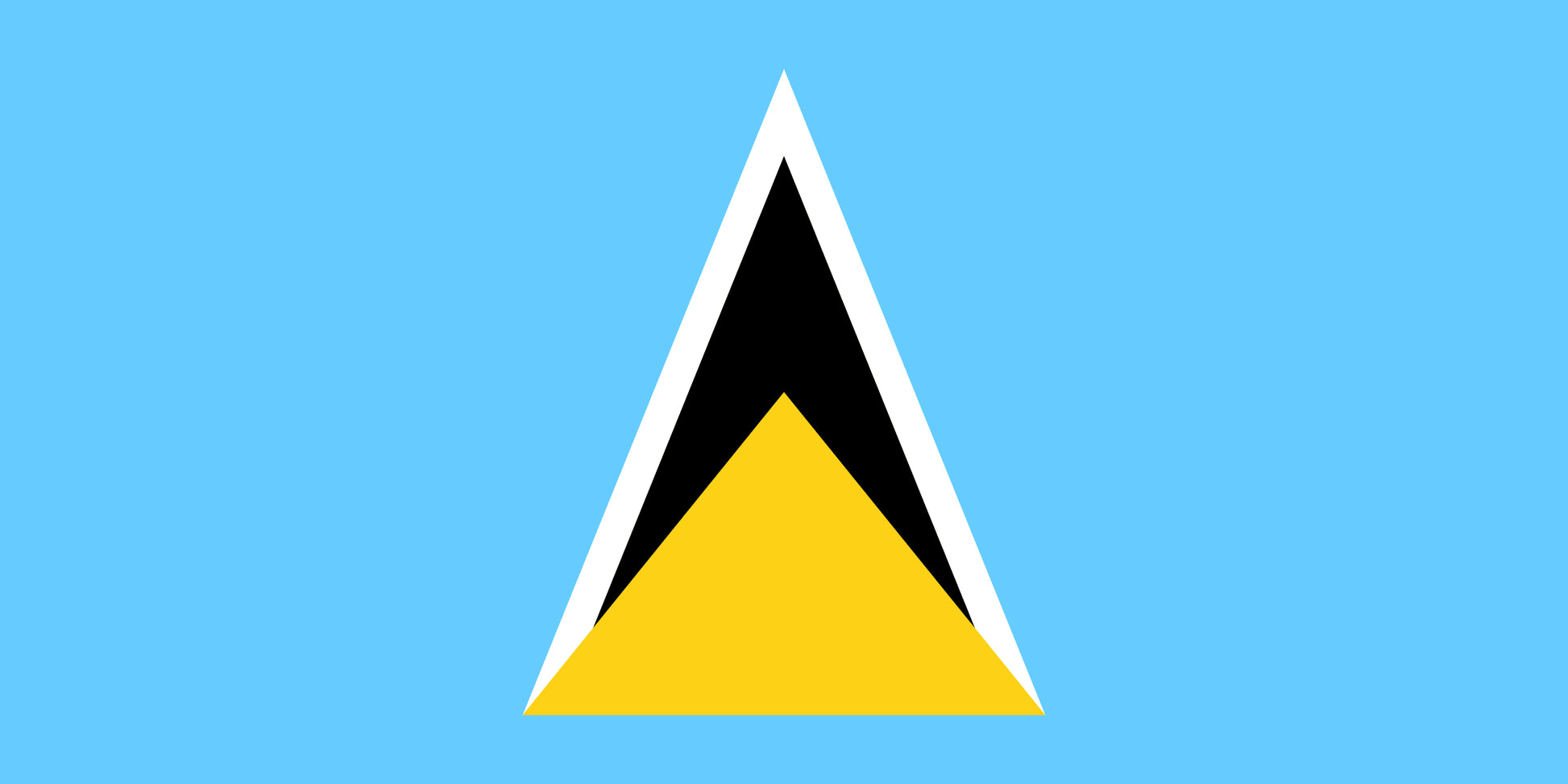 Flag of Saint Lucia for TravelNet data eSIM product