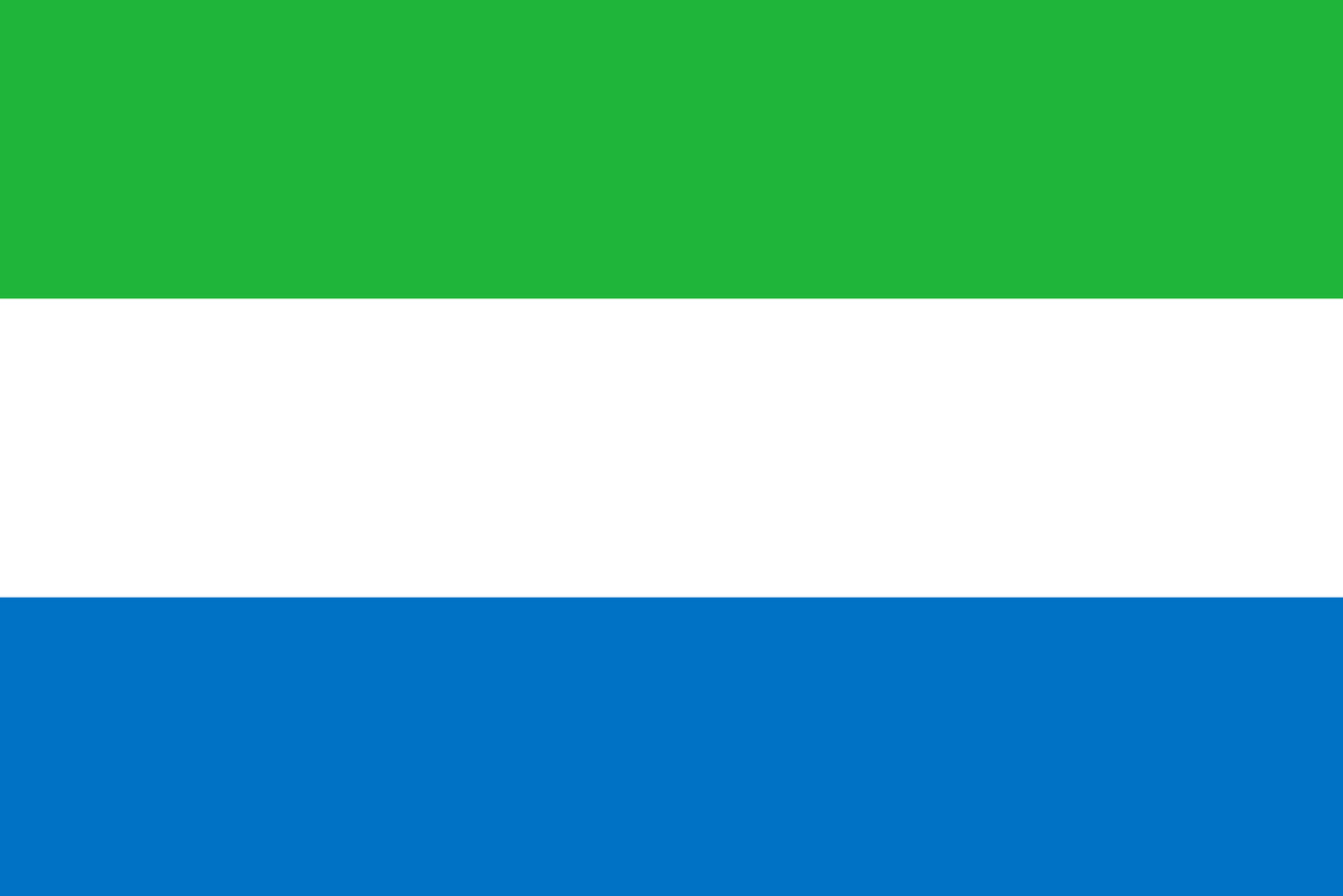 Flag of Sierra Leone for TravelNet data eSIM product
